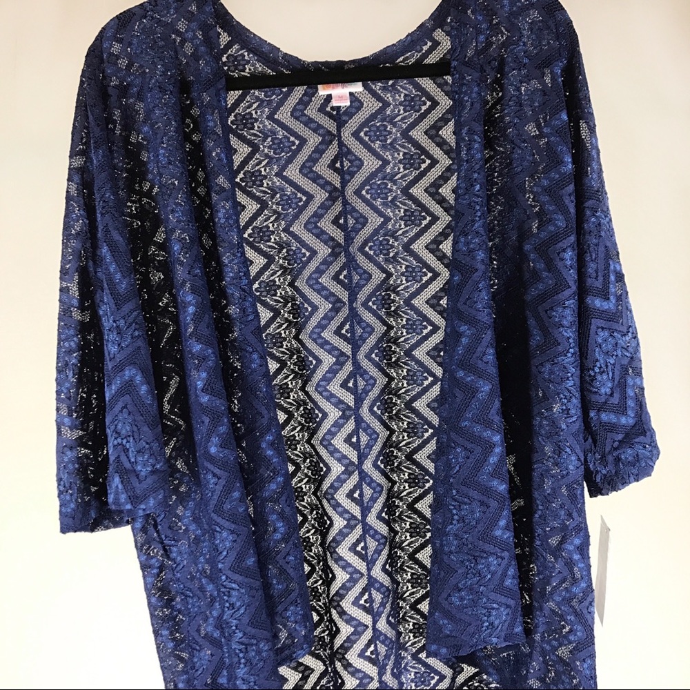 LuLaRoe Lindsay - Medium - Blue Lace